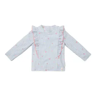 Camiseta Baño ML Sunny Flowers Azul - Imagen 2