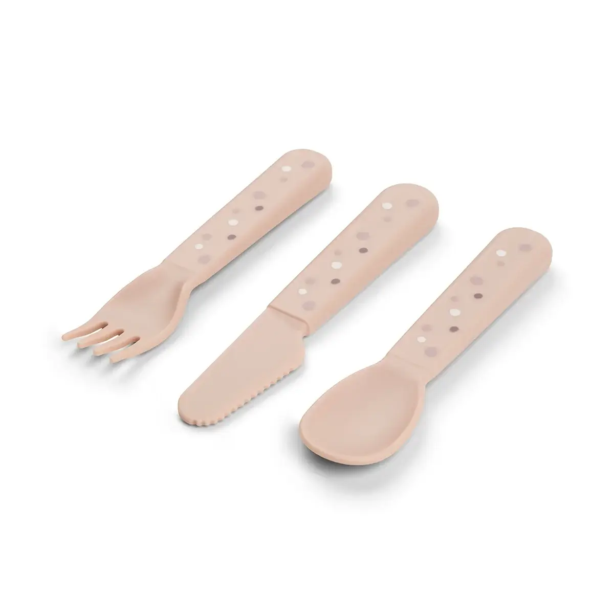 Foodie Cuberteria Happy Dots Rosa - Imagen 3