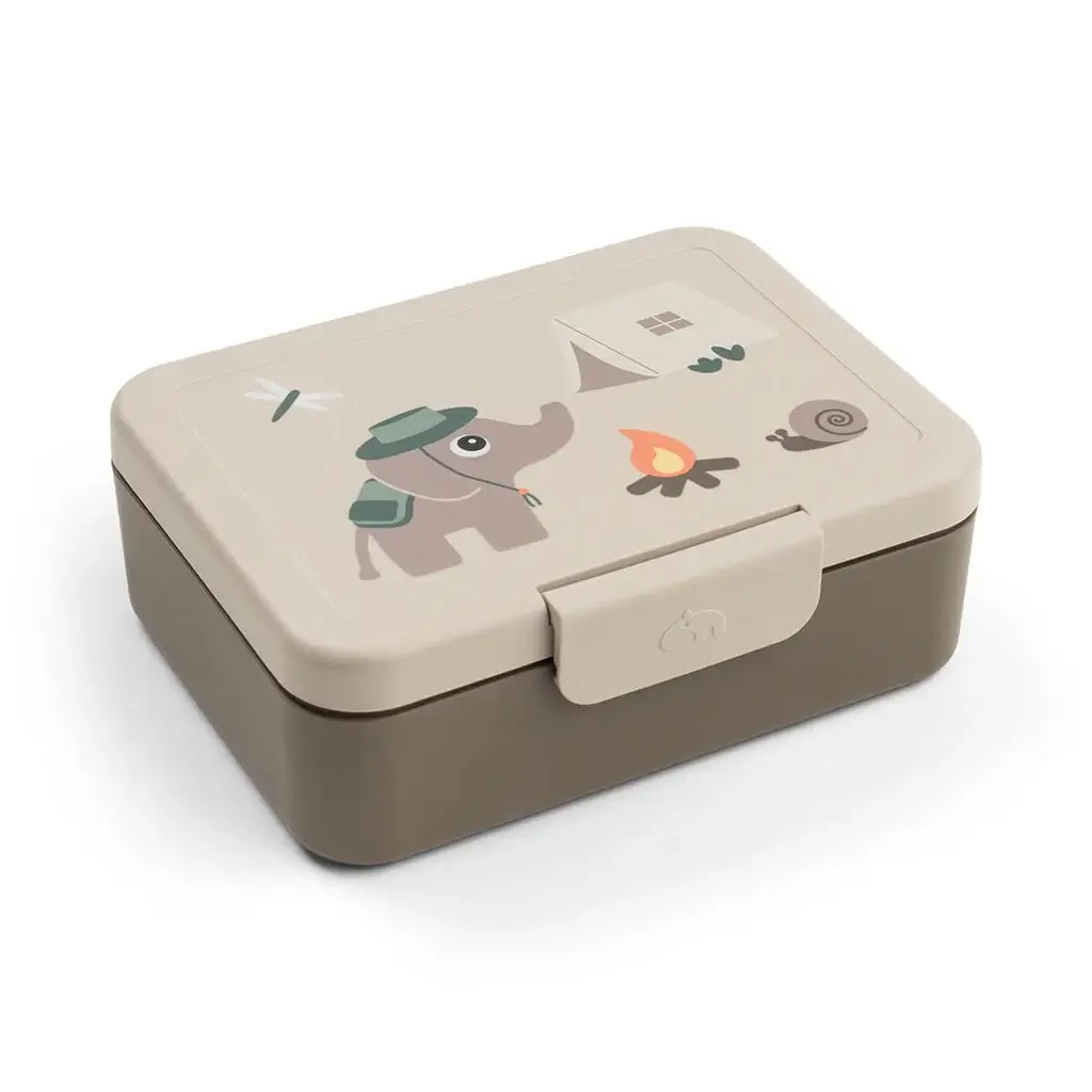 Caja de Almuerzo con Divisor Tiny Trails Sand - Imagen 2