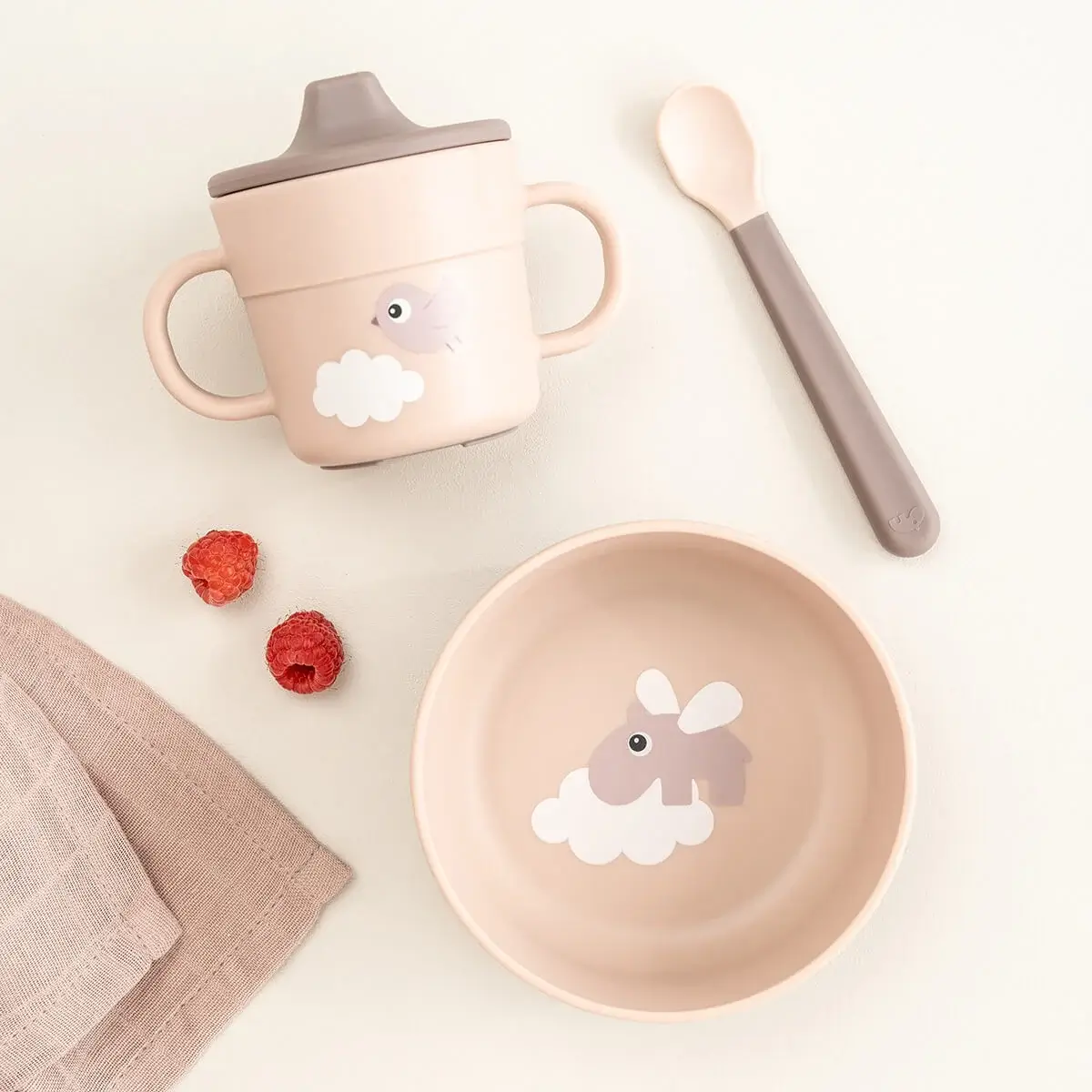 Vajilla Foodie First meal Happy Clouds - Imagen 7