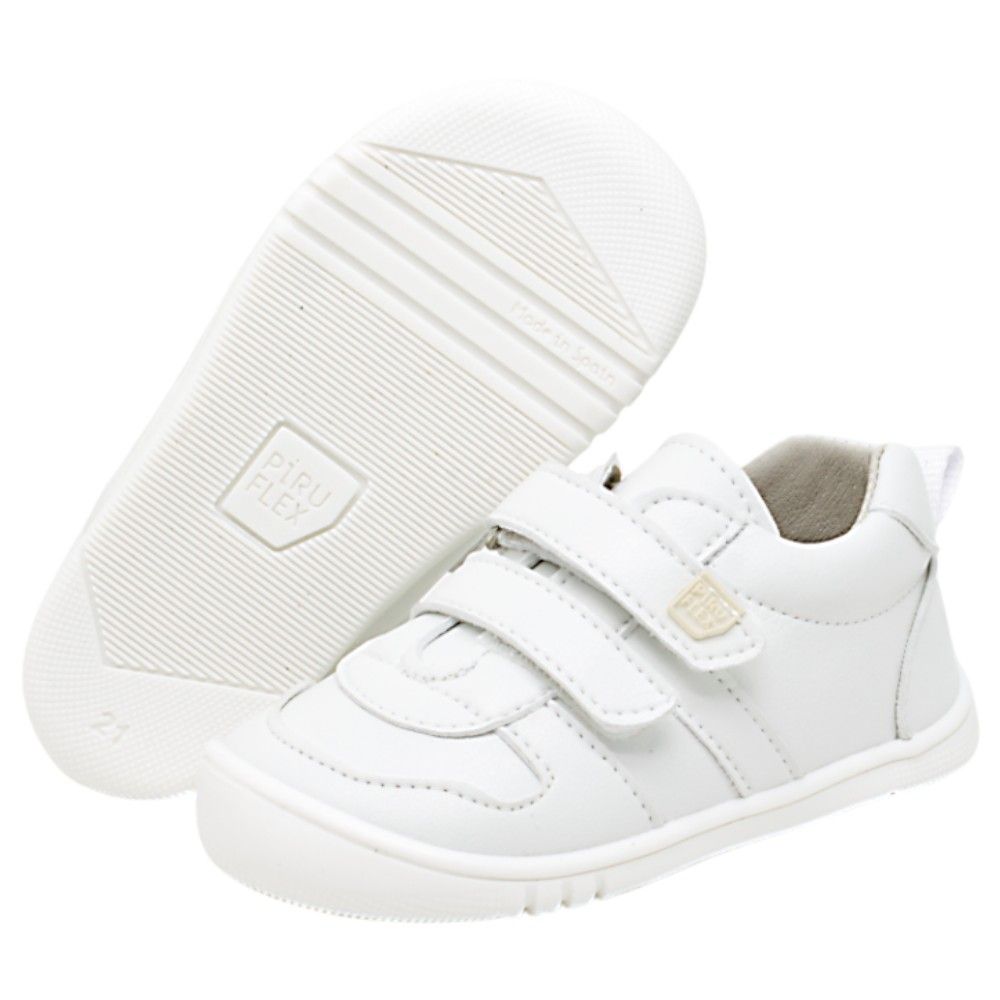 Zapatillas Barefoot Piruflex Veganas Blancas – Calzado Respetuoso de Microfibra - Imagen 4
