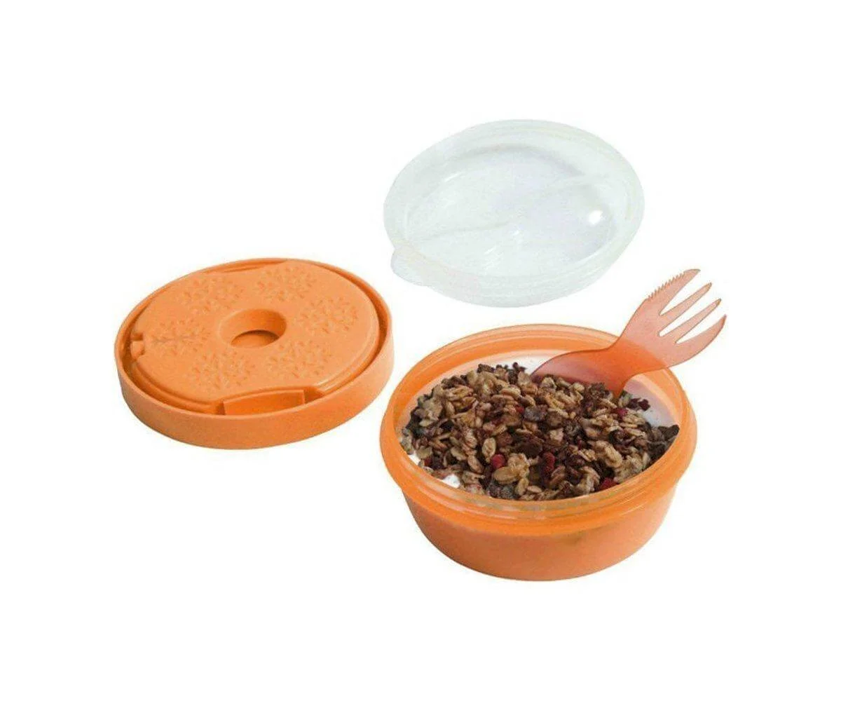 Caja Almuerzo con Tapa Refrigerante N’ice Cup Naranja - Imagen 4