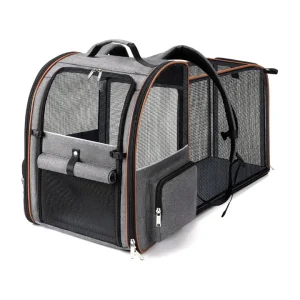 Mochila Transportadora de Mascotas Extensible