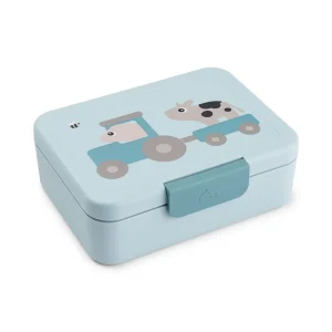 Caja de Almuerzo con Divisor Tiny Farm Blue