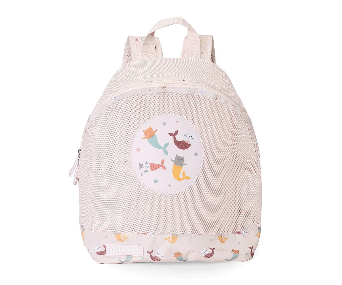 Mochila Infantil Antiarena Mermaid Cats - Imagen 2