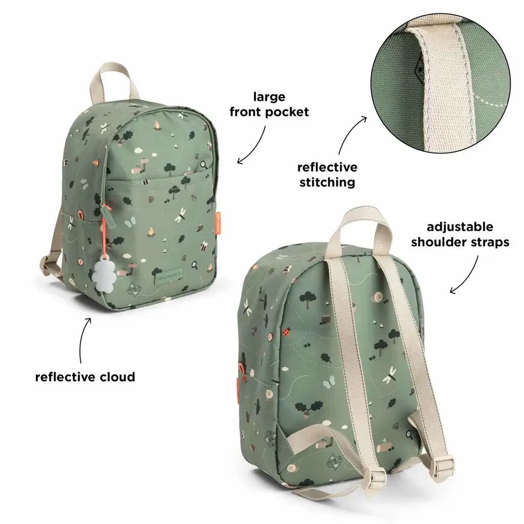 Mochila Infantil Tiny Trails Green - Imagen 6