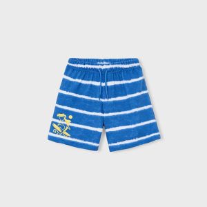 Bermuda estampada de rayas niño azul Mayoral