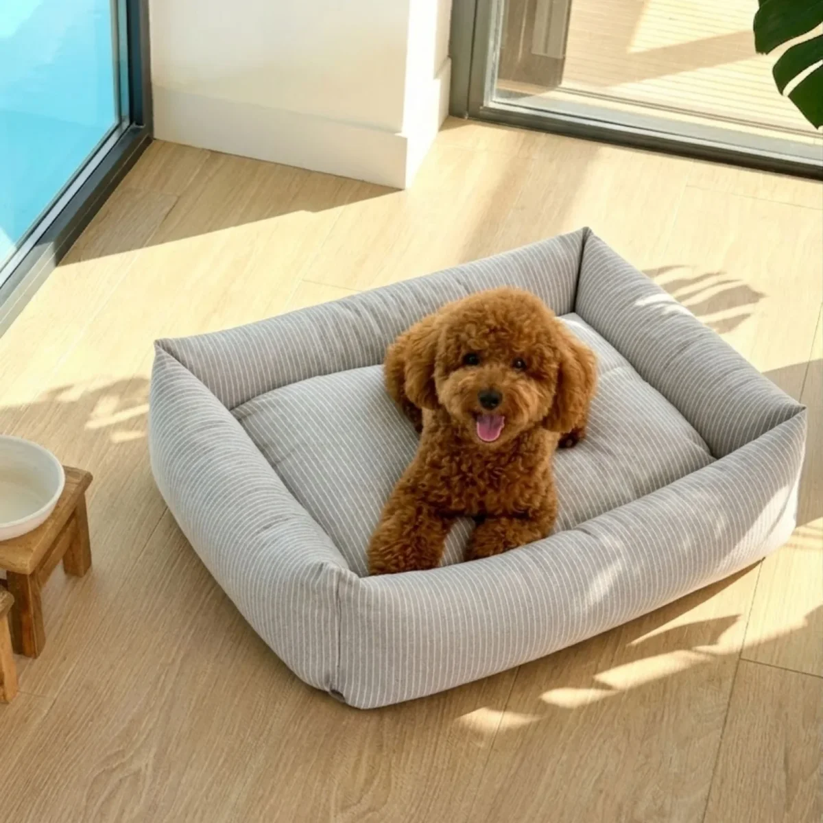 Cama para Perros Refugio Boho Gris - Imagen 2