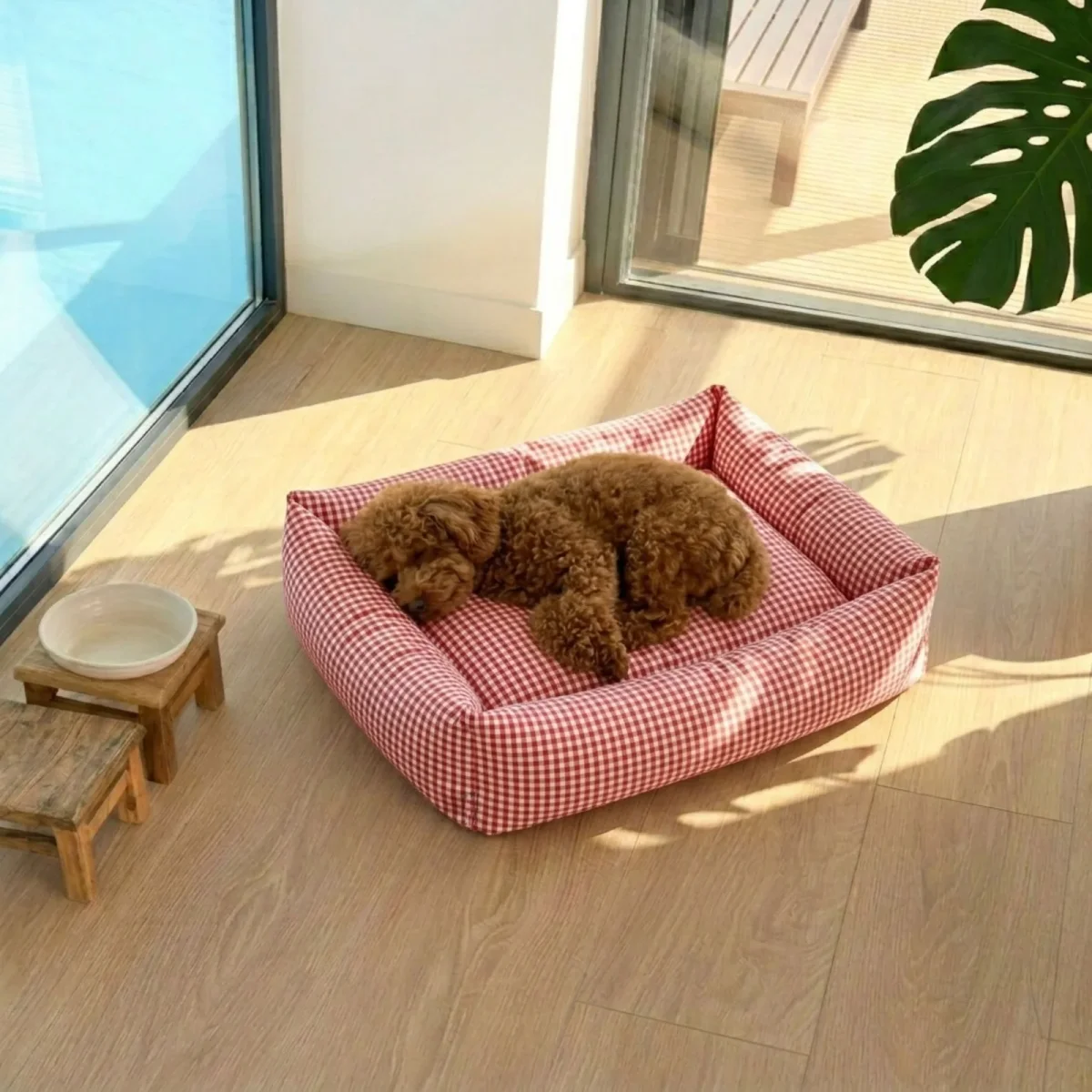 Cama para Perros Refugio Vichy Summer Edition - Imagen 5