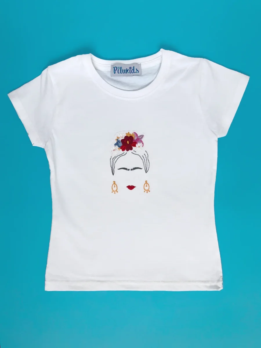 Camiseta de Frida Kahlo para niñas