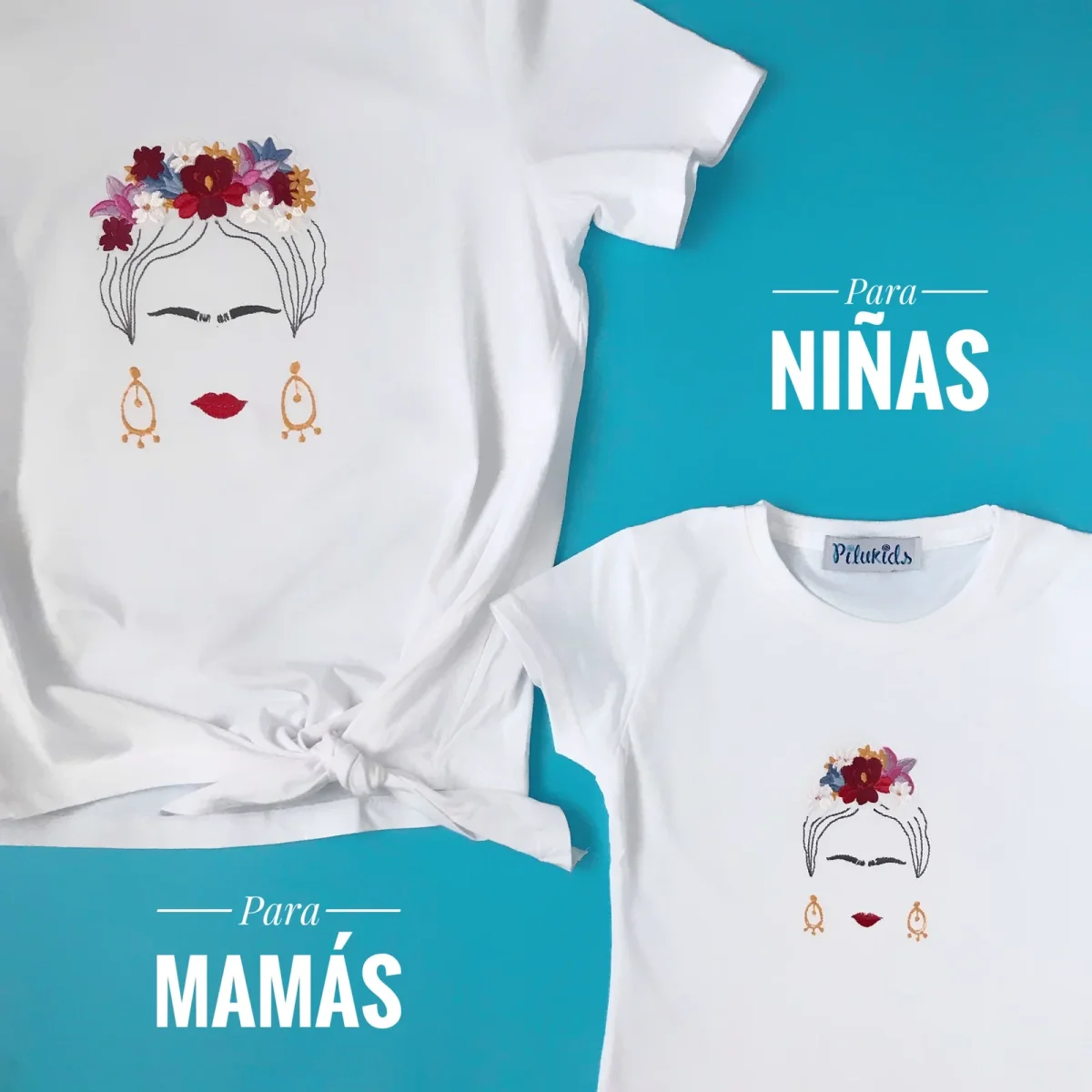 Camiseta de Frida Kahlo para niñas - Imagen 3