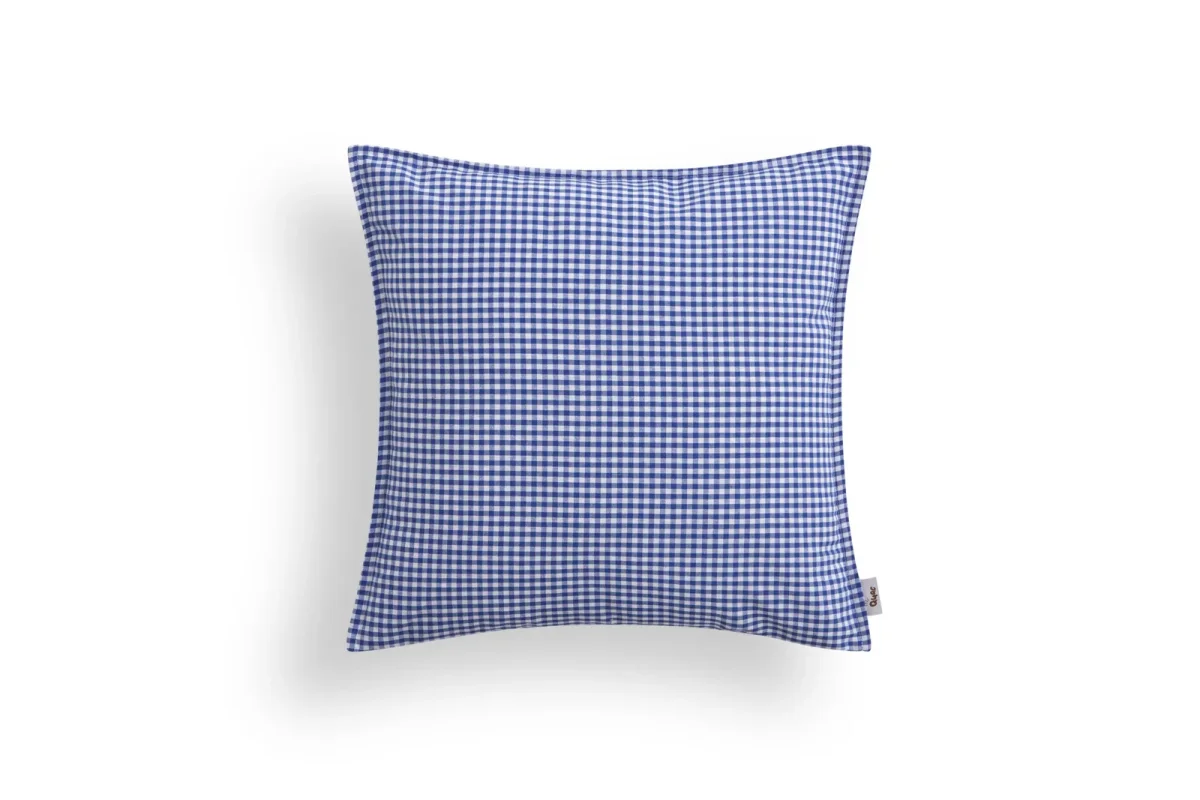 Funda de Cojín Vichy Azul - Imagen 3