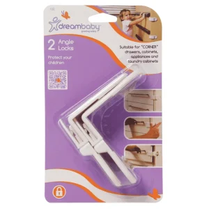 Cerraduras de ángulo Dreambaby varios colores- Pack de 2
