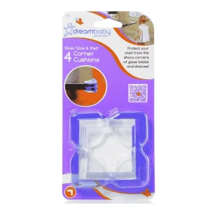 Protector de esquinas para mesa de vidrio Dreambaby – Pack de 4