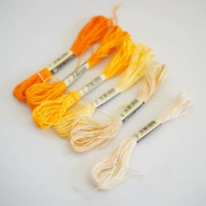 Set de Hilos de Punto de Cruz – Gama Naranjas