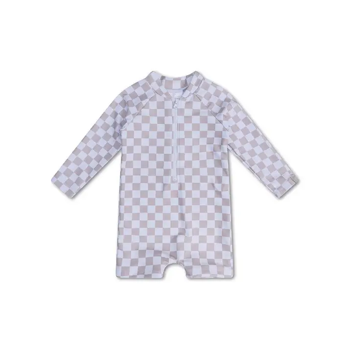 Bañador UV Niño Sand Check Verde 0-6 meses