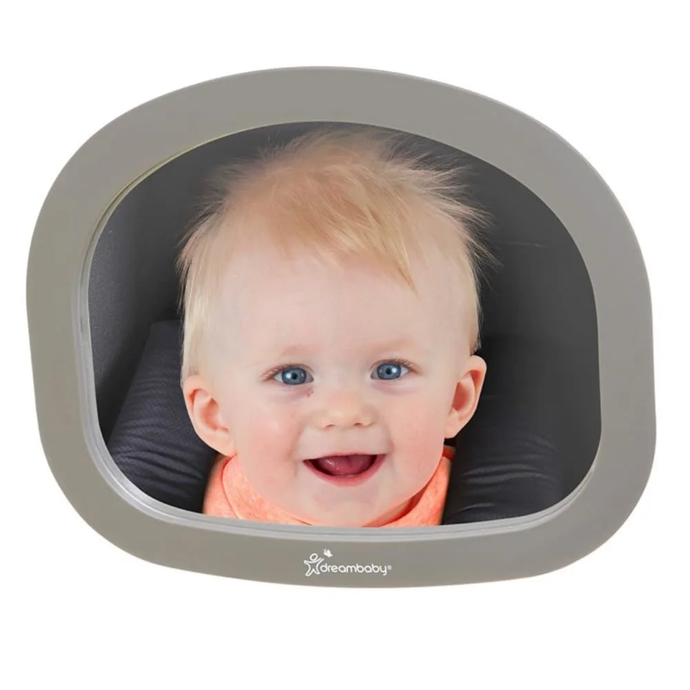 Espejo Retrovisor Ajustable Dreambaby para Asiento Posterior Gris - Imagen 3