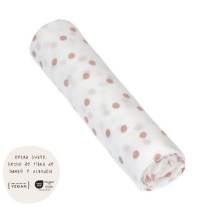 MUSELINA TINY TEAM MUSHROOM XL 120X120CM Olmitos