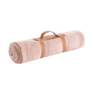 Manta invierno teddy rosa cambras