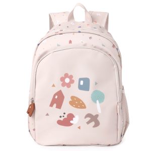 Mochila Mediana geometric tutete beig