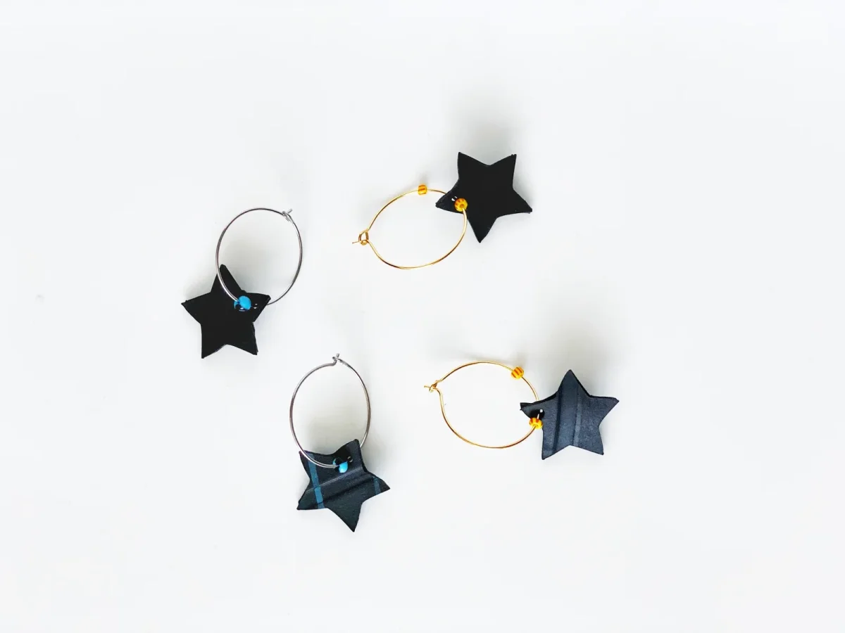 Pendientes Estrella Black - Imagen 2