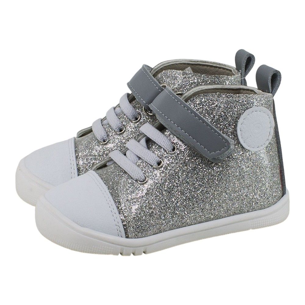 Bota infantil respetuosa vegana plata PIRUFLEX - Imagen 2