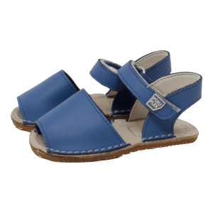 Menorquina infantil respetuosa piel azul PIRUFLEX
