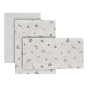 SABANA CUNA 3 PCS (CUNA 60) 60x120x1 CM CALMA VERD