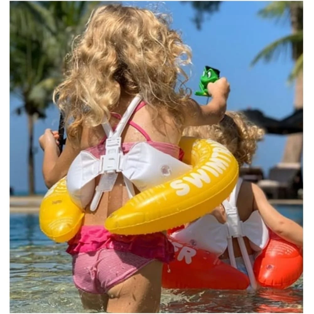 Pack Verano (Flotador Swimtrainer Amarillo 4 a 8 años + Tabla de Natación Infantil Freds Swim) - Imagen 4