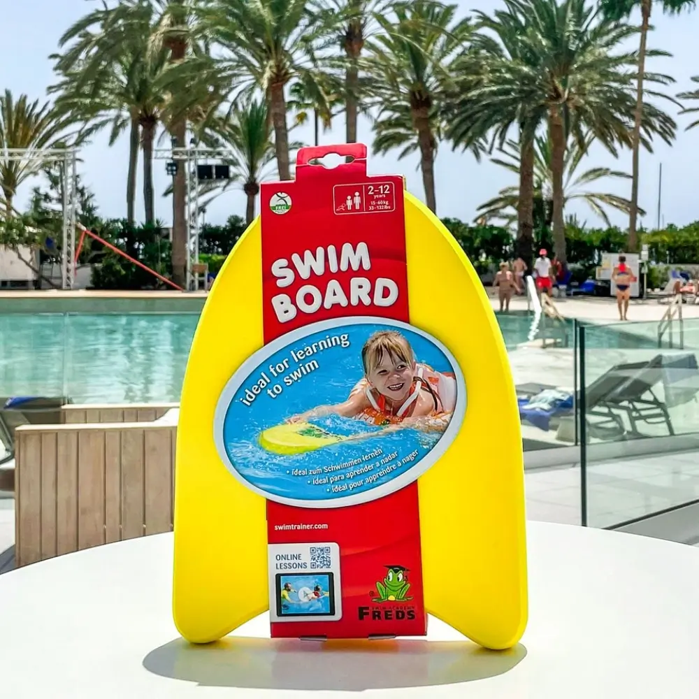Pack Verano (Flotador Swimtrainer Amarillo 4 a 8 años + Tabla de Natación Infantil Freds Swim) - Imagen 5