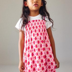 Vestido combinado estampado niña mayoral candy