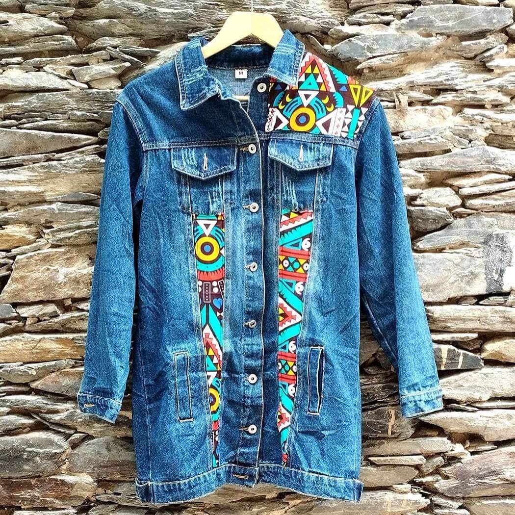 Chaqueta Vaquera Wax larga R1110
