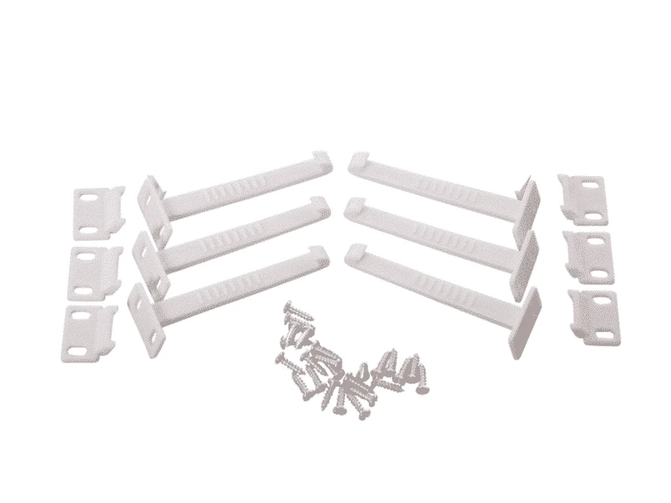 Trabas de seguridad para gabinetes Blanco Dreambaby – Pack de 6 - Imagen 5
