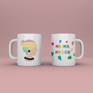 Taza «Más amor, menos odio» Modelo 3
