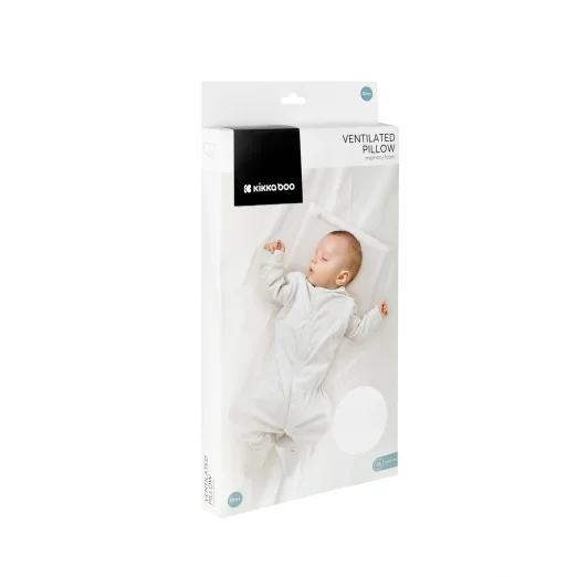 Almohada ventilada de espuma viscoelástica Airknit Blanco - Imagen 3