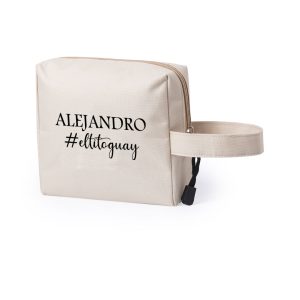 Neceser beige personalizado «El tito guay»