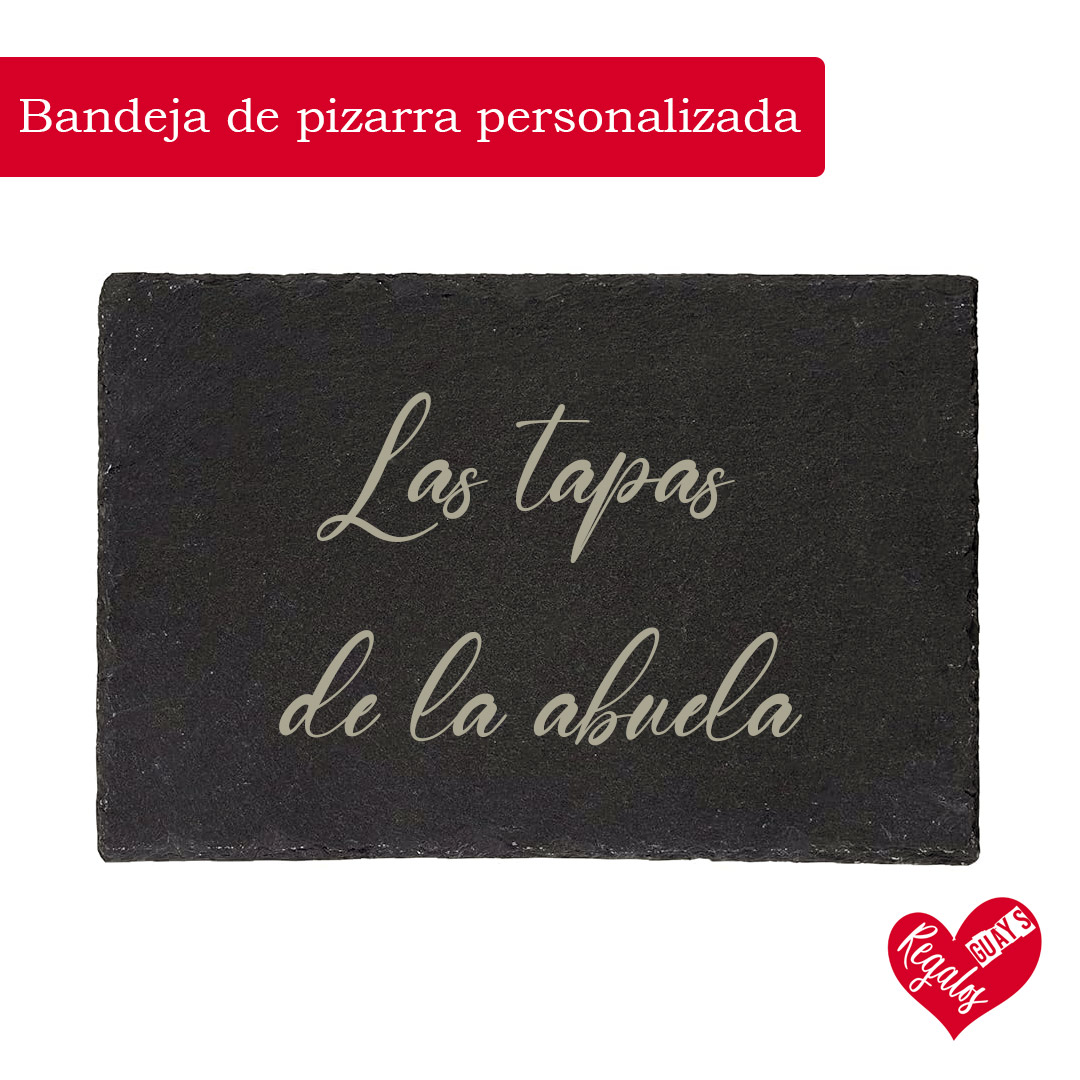 Bandeja de pizarra personalizada grabada a láser - Imagen 3