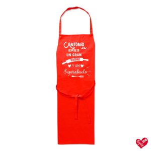 Delantal personalizado «Padre y superabuelo»