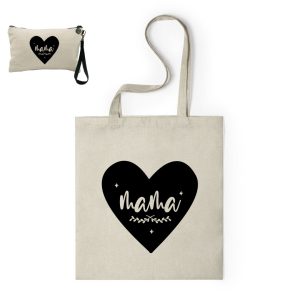 Duo Bolsa y Neceser modelo «Corazón de Mamá»