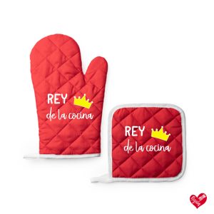 Set de cocina personalizado «Rey de la cocina»