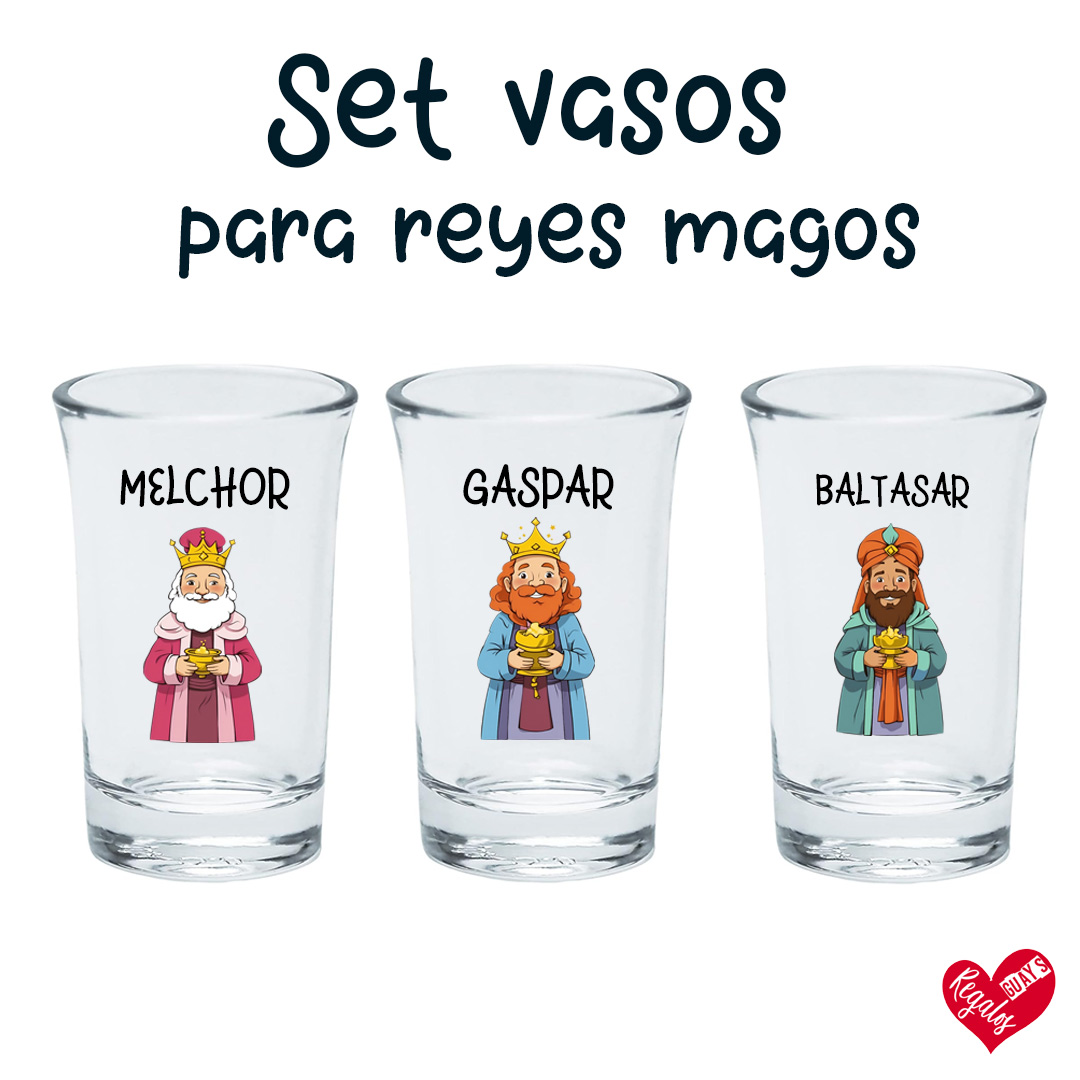Pack de 3 Vasitos Reyes Magos - Imagen 2